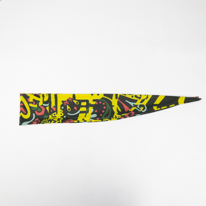 Polyester bandana with cotton touch, full print