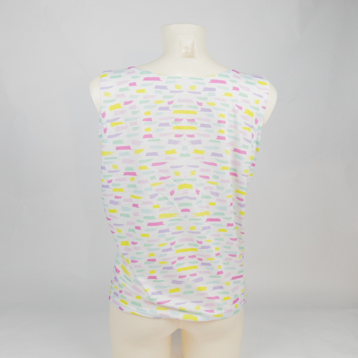 Sleeveless shirt single size full print