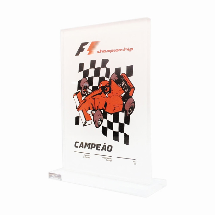 Trofeo acrilico 10mm15x10cm rectangular marcaje cuatricroma