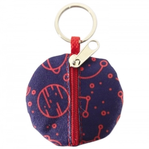 Polyester coin purse and tnt key chain bag