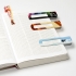 Bookmark clip 4 colors 2 sides