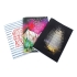 A5 Notepad with RPET Polyester Cover, 50 Sheets, Four-color