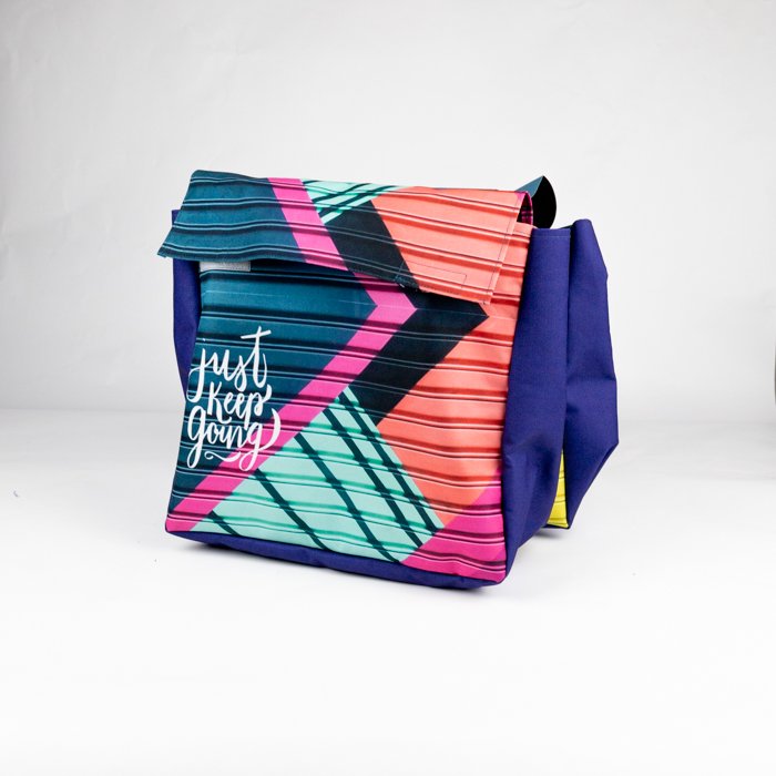Porte bagage vlo - polyester full color