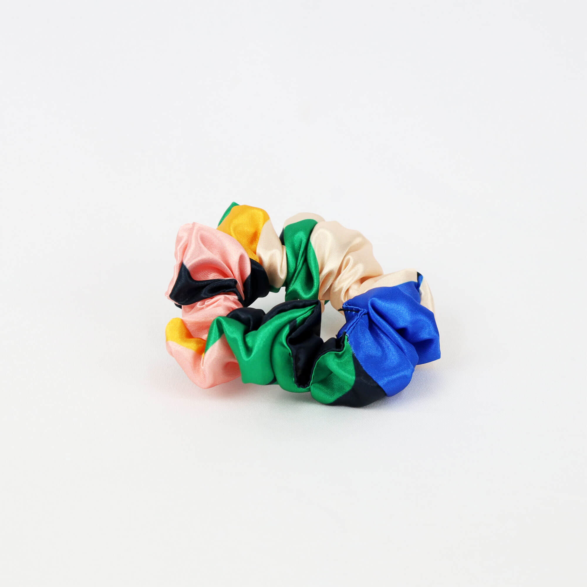 Satin Hair Tie with Four-Color Printing