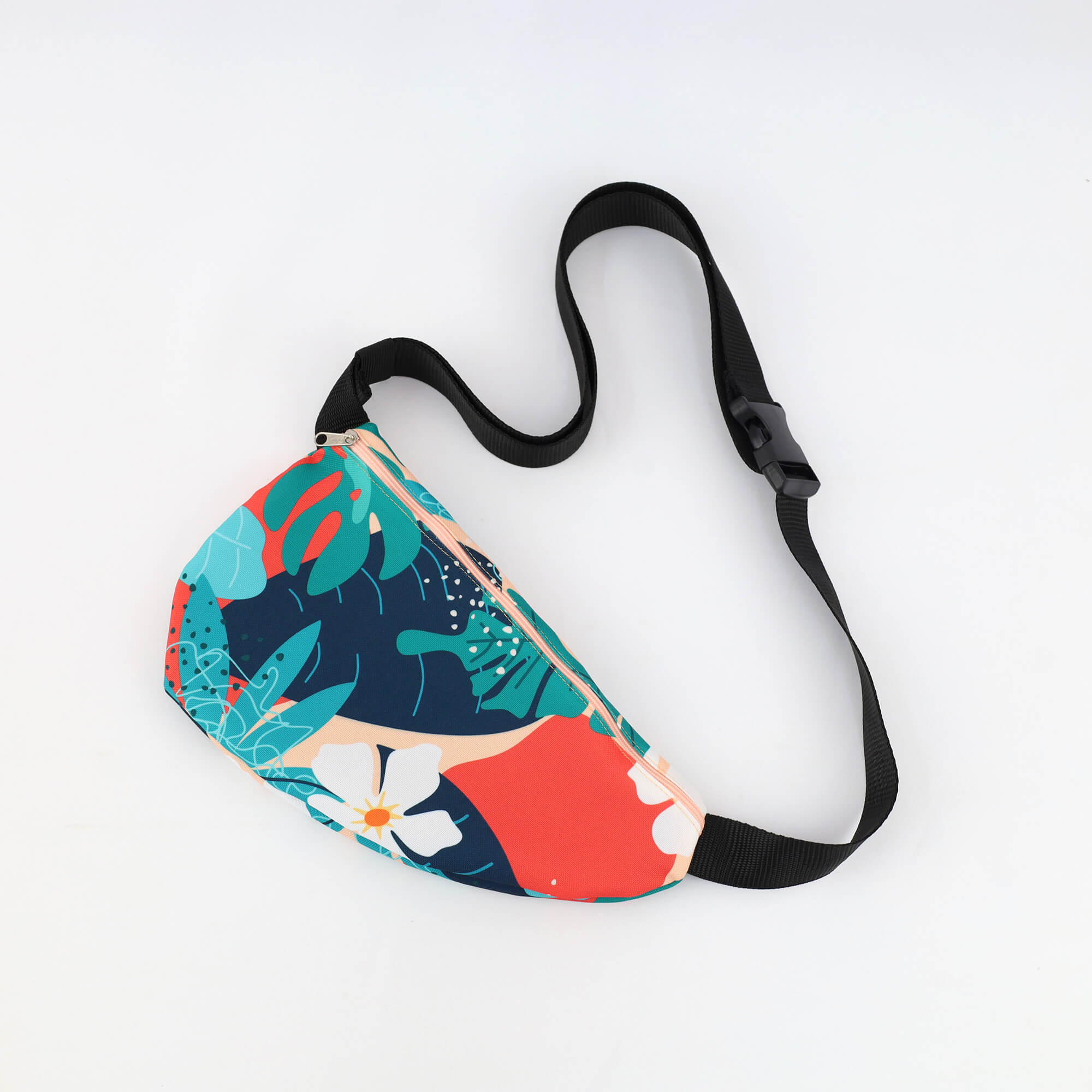 Adjustable crossbody bag four color printing