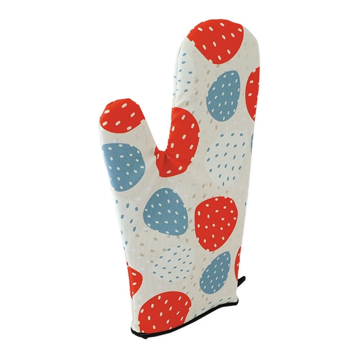 RPET Polyester Kitchen Glove with Four-color Printing