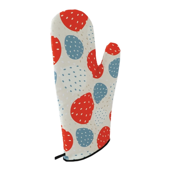 RPET Polyester Kitchen Glove with Four-color Printing
